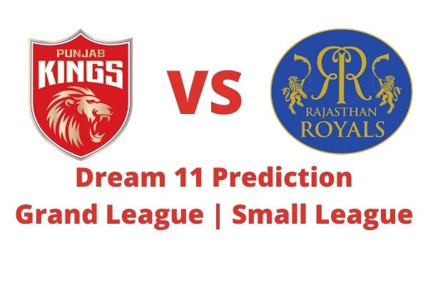 PBKS vs RR Dream 11 Prediction